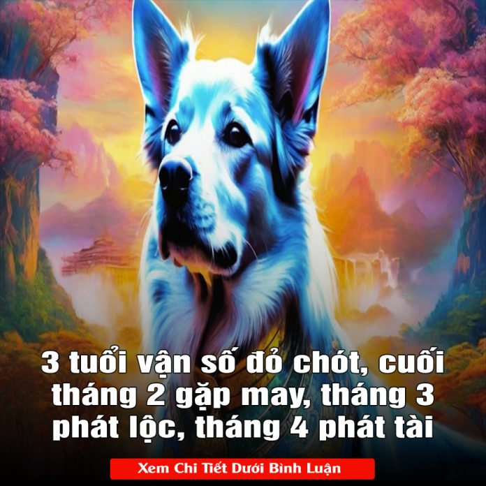 3 tuổi vận số đỏ chót, cuối tháng 2 gặp may, tháng 3 phát lộc, tháng 4 phát tài
