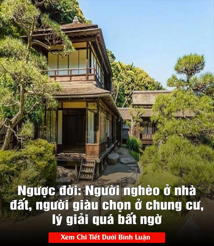 Ngược đời Người nghèo ở nhà đất, người giàu chọn ở chung cư, lý giải quá bất ngờ