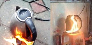 Dùng ấm siêu tốc kiểu này vừa “đốt” tiền điện vừa gây nguy hại cho cả nhà