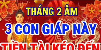 3 tuổi giàu nhất tháng 2 âm lịch, cung tài lộc rộng mở, tiền vô như nước, liên tiếp gặp may, mọi điều suôn sẻ