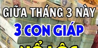 Giữa tháng 3 gọi tên 3 con giáp ‘NẰM DUỖI MÀ ĂN’, tiền bạc vượng sắc, chuẩn bị tinh thần đón thêm nhiều vận may lớn