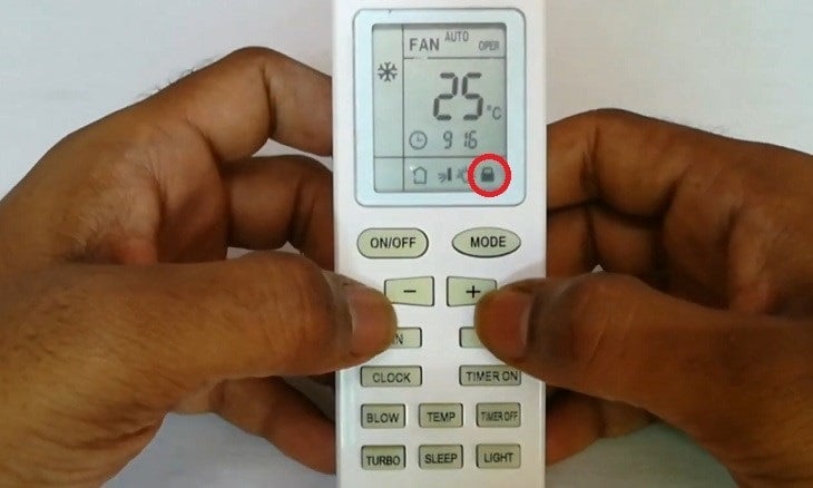 Bấm nút ECO tiḗt kiệm điện năng