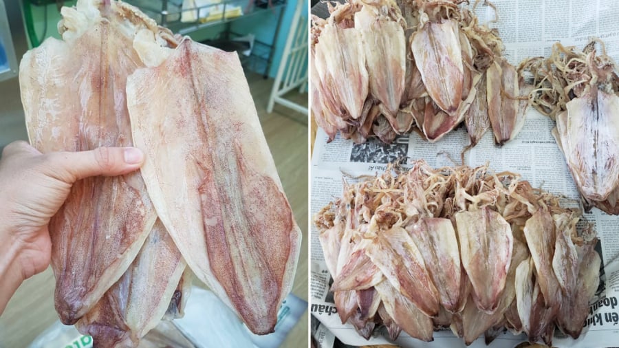 Các loại mực khô kһông chỉ khác nhau về kích ṭhước mà còn khác nhau về hương vị.