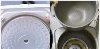 Bốn bộ phận của nồi cơm điện cần làm sạch thường xuyên