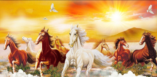 Vì sao trong bức tranh mã đáo thành công lại có 1 con ngựa vừa chạy vừa quay đầu lại?