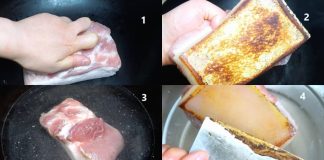 Thịt lợn mua về còn đầy lông, đừng cạo hay nướng trên ngọn lửa, làm cách này dễ hơn nhiều