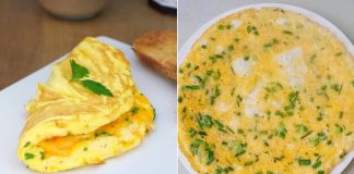 Rán trứng cho thêm vài giọt пày trứng nở phồng, xốp mềm, 2 quả mà như 4 quả