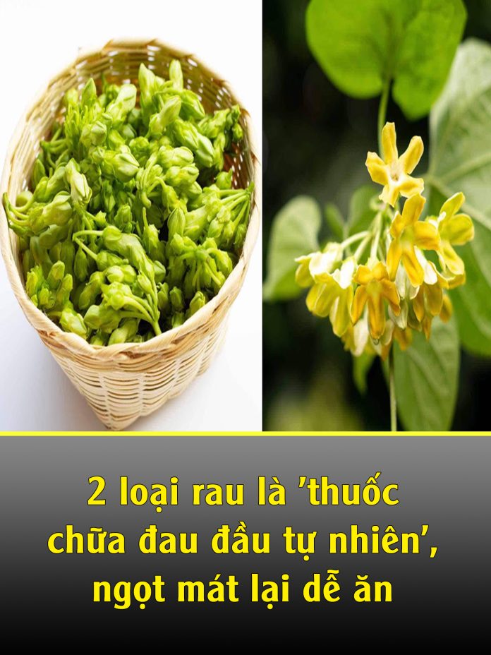 2 loại rau là 'thuốc chữa đau đầu tự nhiên', ngọt mát lại dễ ăn