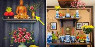 Vì sao trên bàn thờ của người giàu có, lọ hoa luôn để bên trái, đĩa trái cây đặt ở bên phải?