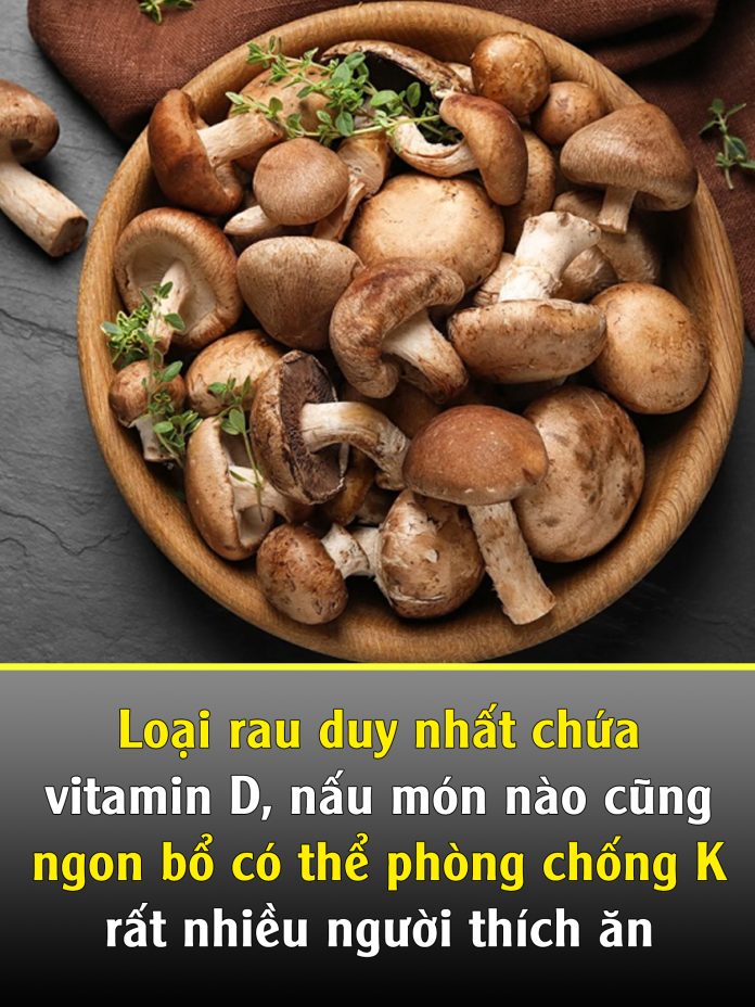 Loại rau duy nhất chứa vitamin D nấu món nào cũng ngon bổ có thể phòng chống ung thư rất nhiều người thích ăn
