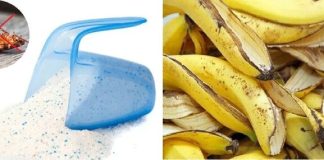 Vỏ chuối trộn với bột giặt có tác dụng tuyệt vời