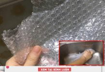 Khoan vội vứt miếng xốp hơi đi, đem dùng cho mấy việc пàყ mới thấy lợi hại