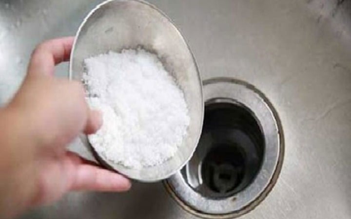 Muối có thể ngăn chặn sự phát triển của ruồi cống và thậm chí tiêu diệt chúng, bởi vì ruồi cống thường sống ở các nơi ẩm ướt và có thức ăn, chẳng hạn như trong các đường ống bị tắc.