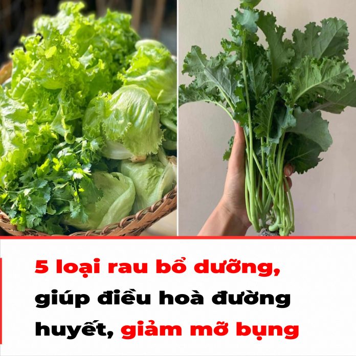 5 loại rau bổ dưỡng, giúp điều hoà đường huyết, giảm mỡ bụng