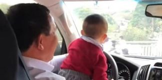 Mức phạt khi cho trẻ dưới 10 tuổi ngồi hàng ghế trước ô tô