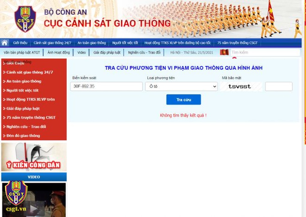 Cục CSGT lên tiếng về thông tin nhiều người tra cứu phạt nguội không được - 2