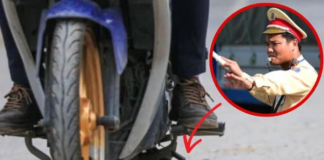 Từ 1/1/2025, sử dụng chân chống quệt xuống đường phạt đến 10 triệu đồng