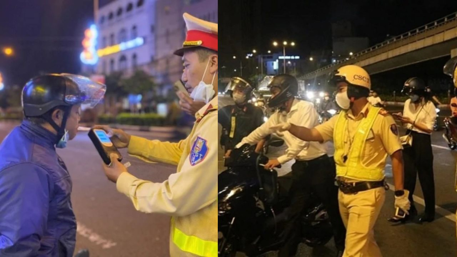 Vi phạm nồng độ cồn sẽ bị phạt tiền. Ảnh minh họa