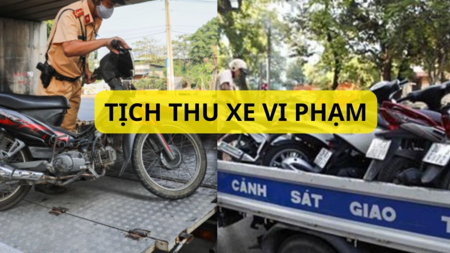 Nhiều lỗi bị đề nghị tịch thu phương tiện