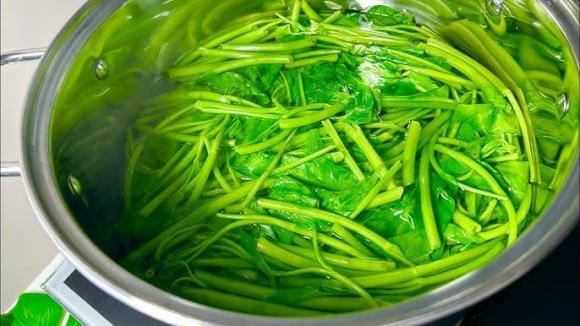 chần rau, loại rau cần chần qua, sức khỏe