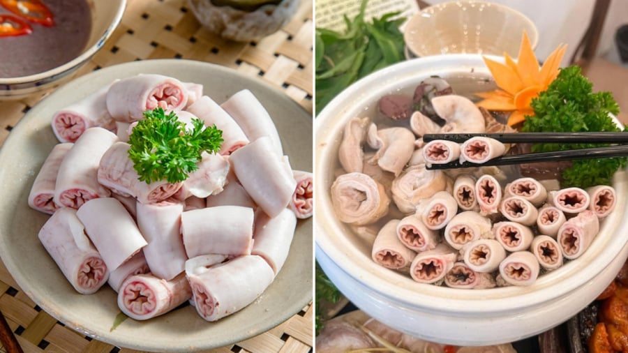 Lòng se điếu là phần nội tạng đặc biệt của con lợn, được bán với giá thành khá cao.