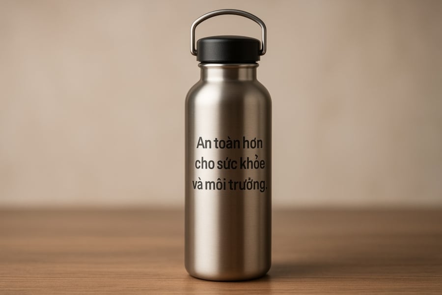 Chai giữ nhiệt - lựa chọn an toàn thay thế chai thủy tinh.