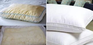 Đem ruột gối ố vàng ngâm với thứ này, bẩn mấy cũng sáng sạch như mới