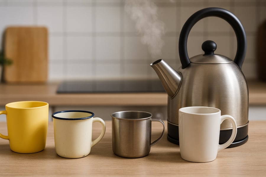 Không phải chiếc cốc nào cũng phù hợp để đựng nước nóng – lựa chọn sai lầm có thể khiến nước sạch thành “nước độc”.