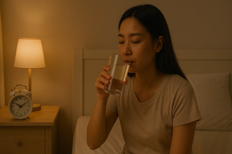 Thói quen đi ngủ sớm và đúng giờ mỗi ngày giúp duy trì nhịp sinh học ổn định, chống lão hóa hiệu quả.