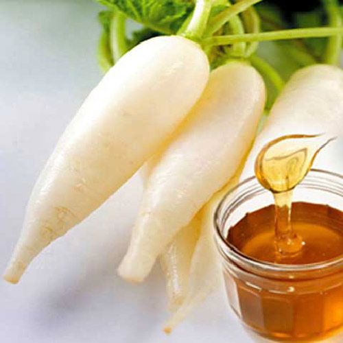 Củ cải mật ong giúp trị ho