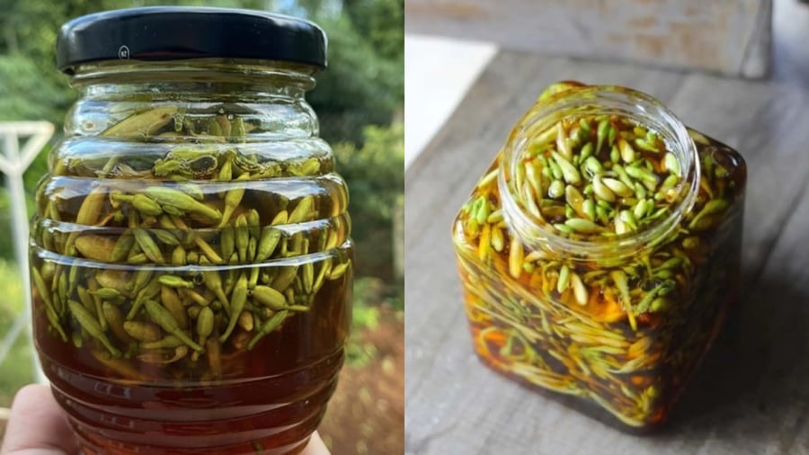 Hoa đu đủ đực ngâm mật ong mang lại nhiều lợi ích cho sức khỏe.