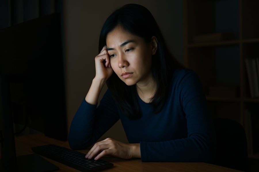 Thức khuya thường xuyên âm thầm bào mòn sức khỏe tử cung.