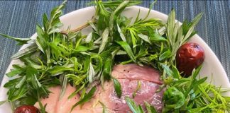 Bộ phận độc nhất vô nhị của con heo, ăn nhiều tốt cho tim và máu, đem hấp với ngải cứu thành món đại bổ