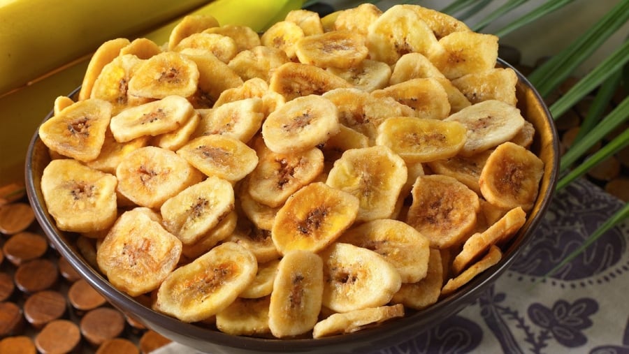 Chuối là loại trái cây phổ biến, giàu kali, magie và vitamin B6. 