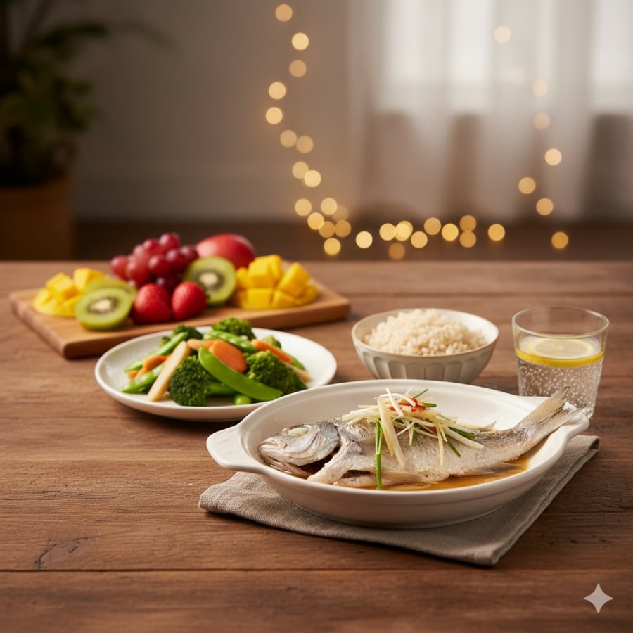 Bữa tối cân bằng dinh dưỡng giúp ổn định đường huyết, bảo vệ tim mạch và cải thiện giấc ngủ.