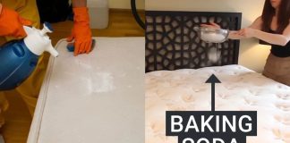 Đệm dùng lâu vừa bẩn vừa hôi, rắc thứ пàყ lên bề mặt, không cần giặt nước cũng sạch như mới