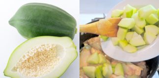 Cách ăn đu đủ xanh giúp vòng 1 căng tròn