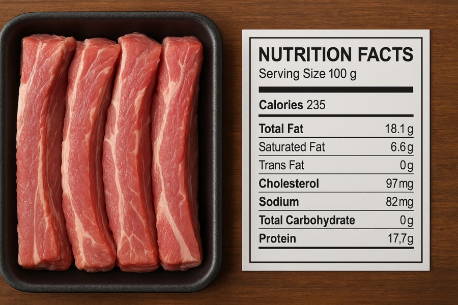 Sườn heo tươi sống, bí ẩn đằng sau lớp thịt nạc