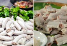 Luộc lòng lợn thêm thứ này, lòng trắng giòn, không hôi, không dai