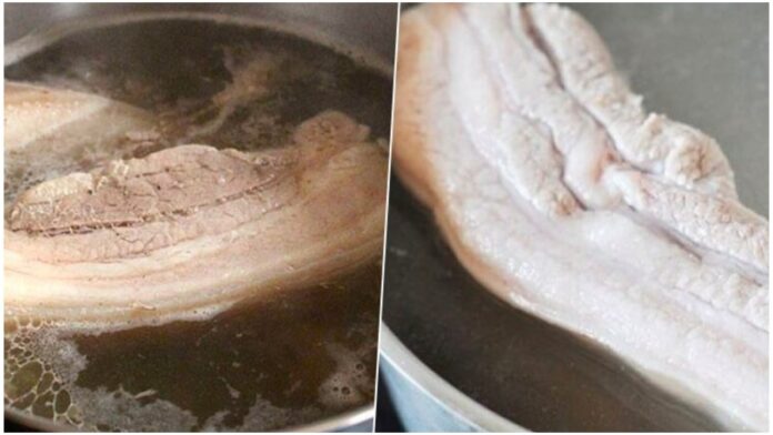 Luộc thịt nước sôi hay nước lạnh là ngon nhất: 4 sai lầm khi luộc thịt khiến thịt khô cứng, khó ăn