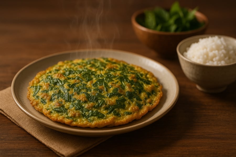 Trứng rán ʟá ʟṓt – món ăn ᵭơn giản nhưng ᵭầy dưỡng chất, giúp ấm bụng và tṓt cho giấc ngủ.