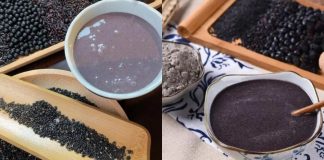 Cách uống nước đậu đen kết hợp với mè đen làm đẹp tóc, U60 tóc đen bóng, không một sợi bạc