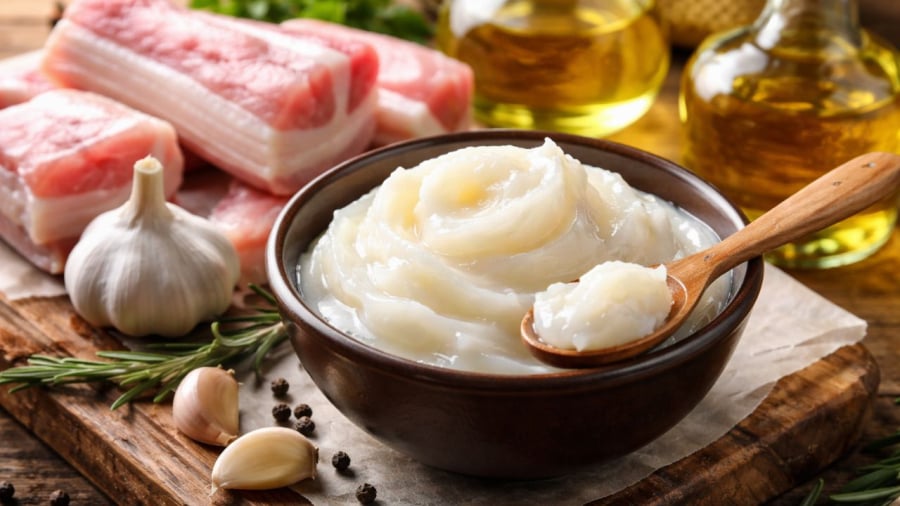 Mỡ lợn có công dụng bất ngờ
