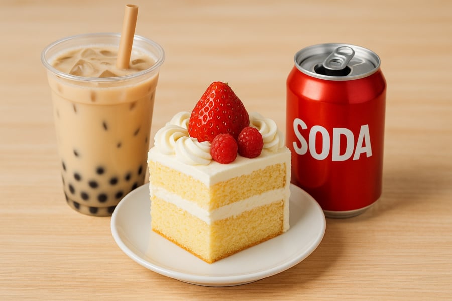 Vị ngọt hấp dẫn từ trà sữa và bánh kem chính là “nhiên liệu” ưa thích của tế bào ung thư.