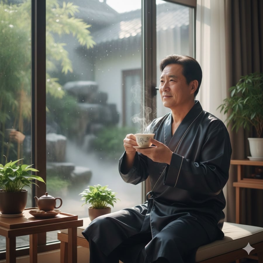 Uống trà gừng mỗi ngày là thói quen đơn giản được nhiều người trung niên lựa chọn để chăm sóc sức khỏe.