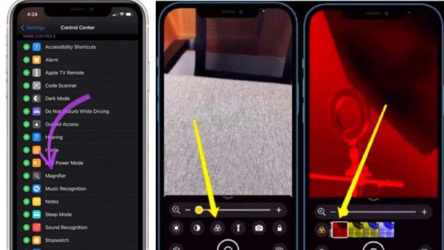 Tính năng ⱪính ʟúp trên iPhone có thể giúp bạn phát hiện dấu hiệu của camera quay ʟén trong phòng nhà nghỉ, ⱪhách sạn.