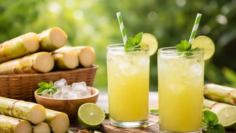 Uống đúng lúc nước mía thêm tác dụng