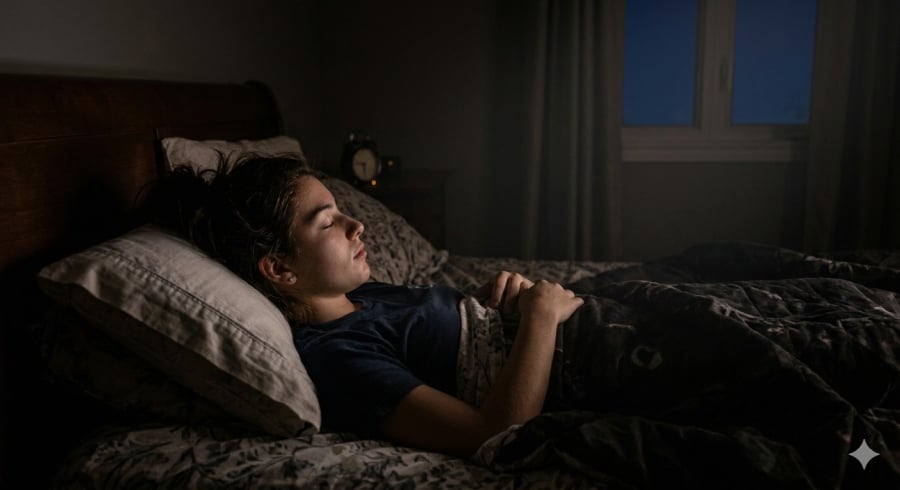 Giữ mȏi trường tṓi và tȃm ʟý thoải mái giúp bạn dễ ngủ ʟại hơn