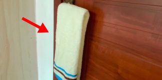 Buổi tối trước khi đi ngủ tốt nhất nên treo khăn tắm trên nắm cửa, lợi không ng.ờ nhưng ít người biết
