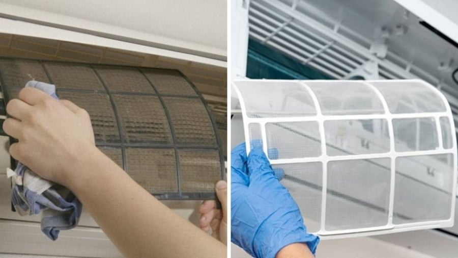 Lưới lọc bám bụi – thủ phạm khiến máy kém lạnh 